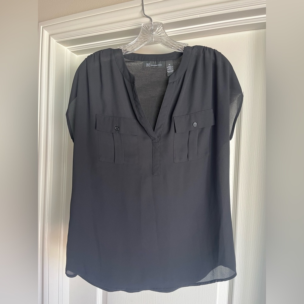 V Neck Blouse - EUC